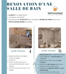 VISITE D'UNE ADAPTATION DE SALLE DE BAIN A LA PERTE DE MOBILITE