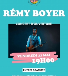 Concert : R&eacute;my Boyer