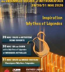 Concert des ensembles vocaux et instrumentaux du CPMA "Mythes et l&eacute;gendes"