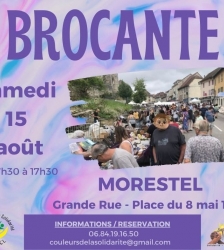 Brocante et vide grenier &agrave; Morestel