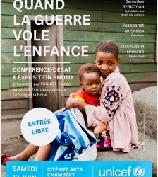 "Quand la guerre vole l'enfance" : Conf&eacute;rence-d&eacute;bat