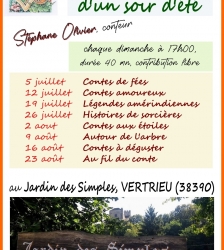 Contes d'un soir d'&eacute;t&eacute; &agrave; Vertrieu