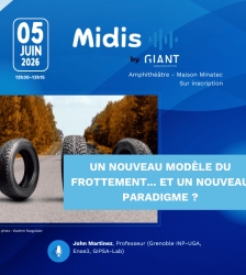 Conf&eacute;rence Midis by GIANT - Un nouveau mod&egrave;le du frottement... Et un nouveau paradigme ?