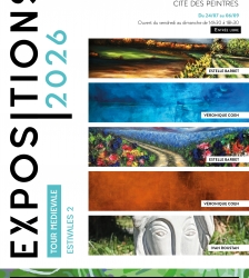 Vernissage de l'exposition les Estivales 2 &agrave; la Tour M&eacute;di&eacute;vale
