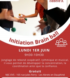 Atelier d&eacute;couverte Brain Ball
