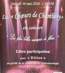 Concert - Les Ch&oelig;urs de Chamb&eacute;ry
