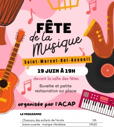 F&ecirc;te de la musique &agrave; Saint-Marcel-Bel-Accueil