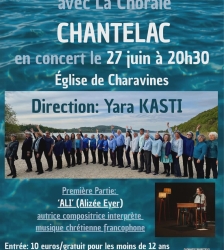 Concert de la chorale Chantelac