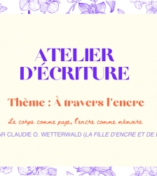 Atelier d'&eacute;criture "&Agrave; travers l'encre"