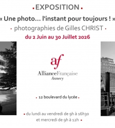 Exposition : " Une photo... l'instant pour Toujours "