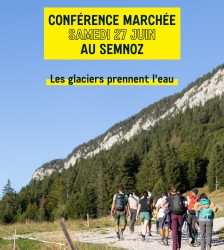 Conf&eacute;rence arch&eacute;e "les glaciers prennent l'eau"