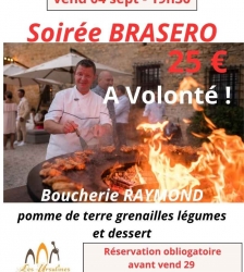 Soir&eacute;e brasero &agrave; la brasserie des Ursulines