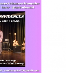 Concert : Mes confidences