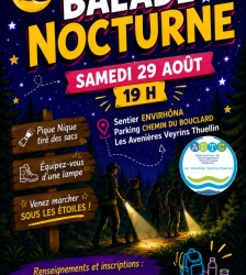 Balade nocturne sur le sentier Envirh&ocirc;na