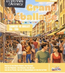 Grand d&eacute;ballage des commer&ccedil;ants