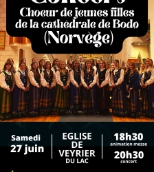 Concert du choeur de jeunes filles de la cath&eacute;drale de Bod&oslash; (Norv&egrave;ge)