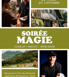 Soir&eacute;e magie et close-up