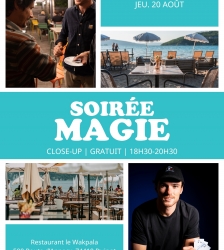 Soir&eacute;e magie et close-up