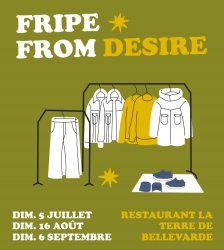 Une friperie itinérante au restaurant la Terre de Bellevarde
