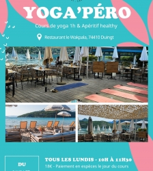 Yoga'p&eacute;ro : cours de yoga et ap&eacute;ritif healthy