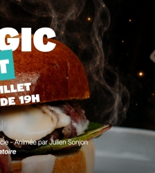 D&icirc;ner-spectacle de magie