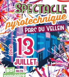 Spectacle pyrotechnique et bal populaire - Report&eacute; au 25 Septembre