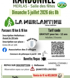 Randonn&eacute;e p&eacute;destre : La Merlantine