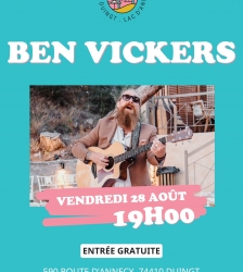 Concert-live : Ben Vickers