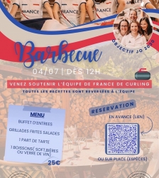Barbecue au profit de l'&eacute;quipe de France de curling