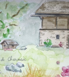 Sortie aquarelle, paysage de montagne&nbsp;