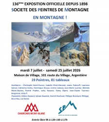 Exposition de la Soci&eacute;t&eacute; des Peintres de Montagne "En Montagne !"