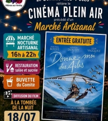March&eacute; artisanal et cin&eacute;ma plein-air &agrave; Hi&egrave;res-sur-Amby