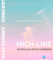 Mich-Line, concert pop-&eacute;lectro