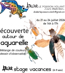 Stage d&eacute;couverte autour de l'aquarelle