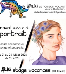 Stage dessin, manga & aquarelle : Travail autour du portrait