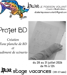 Stage dessin projet BD