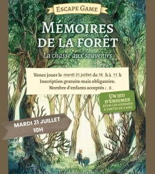 Escape Game : M&eacute;moire de la for&ecirc;t &agrave; Saint-Chef