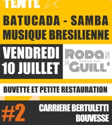 Sous la tente &agrave; Bouvesse-Quirieu