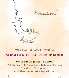 Sensation ou la peur d'aimer