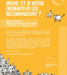 Annul&eacute; &agrave; 11h - Les Passerelles Scientifiques du Jeudi  - Chamois, lynx ou vache : et si votre ordinateur les reconnaissait ?