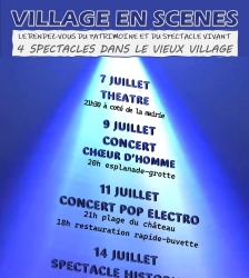 Village en sc&egrave;ne