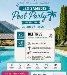 Les samedis Pool Party &agrave; l'h&ocirc;tel Le Madame