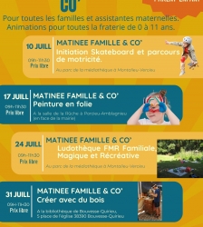 Matin&eacute;e famille & co &agrave; Porcieu-Amblagnieu