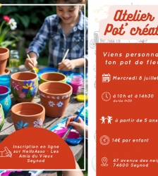 Atelier pot'cr&eacute;atif