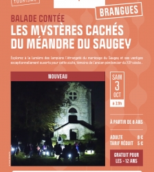 COMPLET - Balade guid&eacute;e et cont&eacute;e : les myst&egrave;res cach&eacute;s du m&eacute;andre du Saugey &agrave;  Brangues