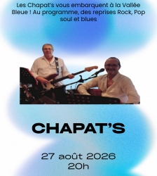 Concert : Chapat's, &agrave; la Vall&eacute;e Bleue