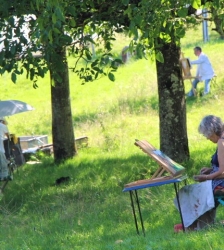 Stage d'&eacute;t&eacute;  : Peindre la nature en plein air
