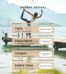 R&eacute;veil au lac : yogiday