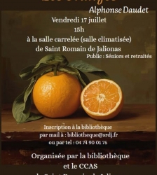 Lecture immersive : Les Oranges d'Alphonse Daudet