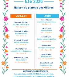 Animations aux Gli&egrave;res